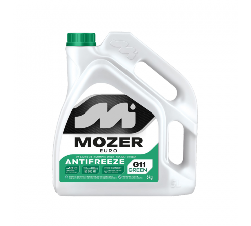 MOZER Антифриз G11 EURO зеленый 5кг