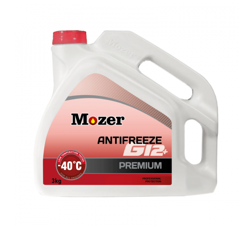 MOZER Антифриз G12+ PREMIUM красный 3кг