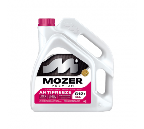 MOZER Антифриз G12+ PREMIUM красный 5кг